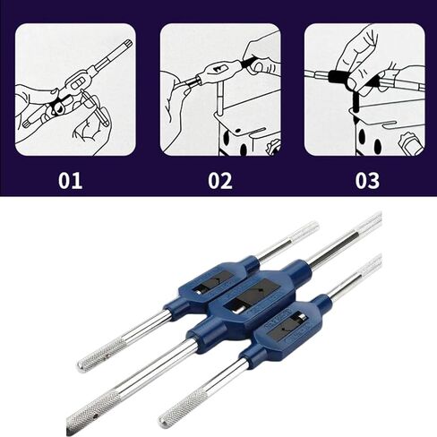 1Pcs Adjustable Hand Tap Wrenches Holder for Tap and Die Set in Saudi Arabia