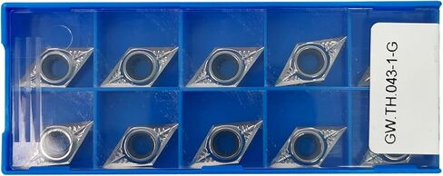 10pcs DCGT21.51 DCGT070204 Carbide Tranning Fors for Aluminium ، undaction intern inserts ، إدراج مخرطة CNC لقطع الألومنيوم in Kuwait