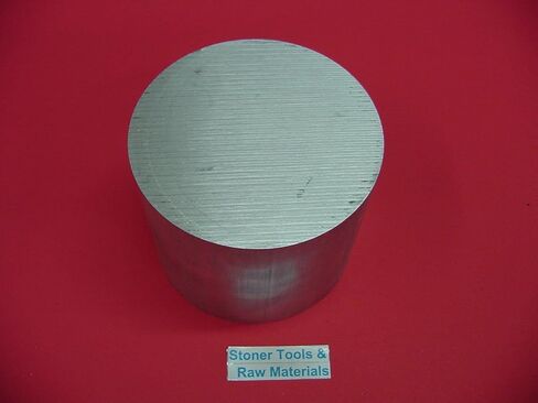6 "الألومنيوم 6061 Round Rod 3" Long +.07 "/-0 T6511 Solid Prouded Bar Stock 6.0" Diameter in Kuwait
