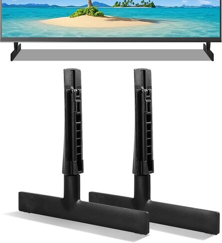 For Samsung TV Legs Replacement - TV Stand Legs,samsung tv feet for 50’’ 55’’ 58’’TV UN50TU7000FXZA UN50TU700DFXZA UN55TU7000FXZA UN55TU700DFXZA UN58TU7000FXZA UN58TU700DFXZA Only for Models We Listed in Saudi Arabia