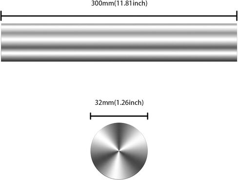 1 pcs 6061 Aluminum Round Rod 3/4"(19mm) Diameter x 12"(305mm) Length Aluminum Rod Lathe Rod for DIY Craft in Saudi Arabia