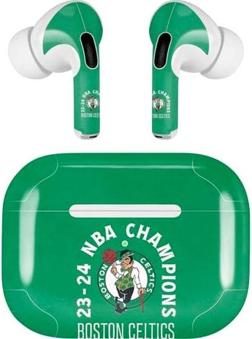Skinit Decal Audio Skin Compatible with Apple AirPods Pro - Officially Licensed 2024 NBA Champions Boston Celtics Design in Saudi Arabia