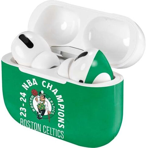 Skinit Decal Audio Skin Compatible with Apple AirPods Pro - Officially Licensed 2024 NBA Champions Boston Celtics Design in Saudi Arabia