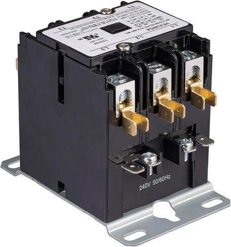 3 Pole 40 Amp 120 VAC Coil AC contactor 3P 40A 120V 50/60Hz AC Motor Contactor Replacement for Air Conditioner Compressor Condenser Unit Contactors in Saudi Arabia