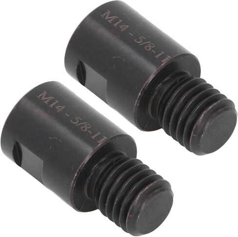 Aramox Angle Grinder Interface Connector Adapter Compact Design, Hard Material, 2Pcs for Stone Hole Saw and Chain Saw Wheel Applications (M14 Male to 5/8in-11 Female) in Saudi Arabia