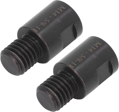 Aramox Angle Grinder Interface Connector Adapter Compact Design, Hard Material, 2Pcs for Stone Hole Saw and Chain Saw Wheel Applications (M14 Male to 5/8in-11 Female) in Saudi Arabia