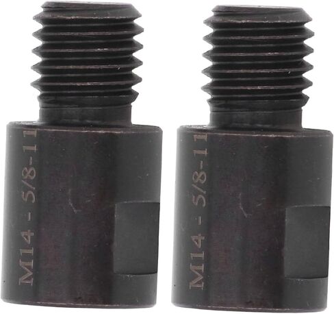 Aramox Angle Grinder Interface Connector Adapter Compact Design, Hard Material, 2Pcs for Stone Hole Saw and Chain Saw Wheel Applications (M14 Male to 5/8in-11 Female) in Saudi Arabia