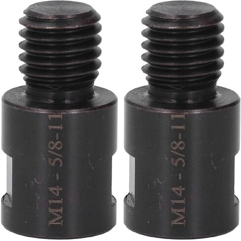 Aramox Angle Grinder Interface Connector Adapter Compact Design, Hard Material, 2Pcs for Stone Hole Saw and Chain Saw Wheel Applications (M14 Male to 5/8in-11 Female) in Saudi Arabia