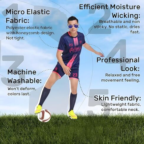 Custom Soccer Jerseys Kids Boys Personalized Soccer Uniform for Men Women Girl with Any Logo Name Number in Saudi Arabia