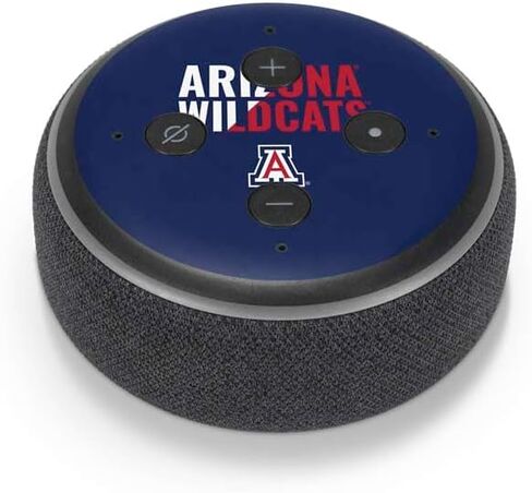 Skinit Decal Audio Skin Compatible with Amazon Echo Dot 3 - Officially Licensed University of Arizona Wildcats Logo Split Blue Design in Saudi Arabia