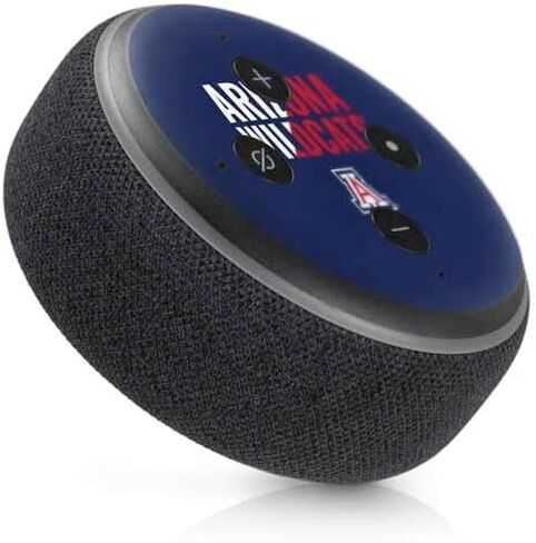 Skinit Decal Audio Skin Compatible with Amazon Echo Dot 3 - Officially Licensed University of Arizona Wildcats Logo Split Blue Design in Saudi Arabia