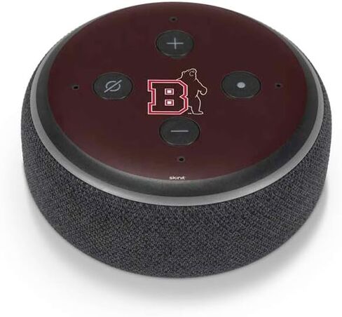 Skinit Decal Audio Skin Compatible with Amazon Echo Dot 3 - Officially Licensed Brown University Bears Logo Design in Saudi Arabia