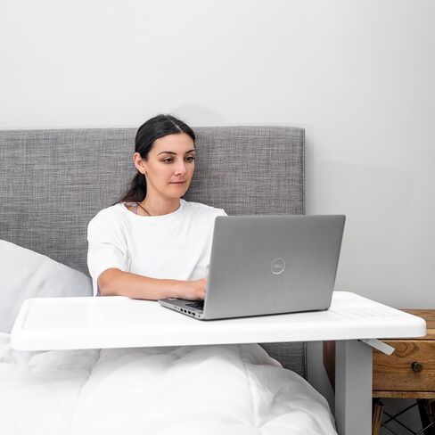 Overbed Table and Hospital Bed Table - Table with Wheels - Over The Bed Table for Home Use and Hospital, Bedside Table with Wheels, Over Bed Desk, Over Bed Table with Wheels in Saudi Arabia