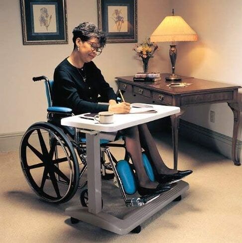 Overbed Table and Hospital Bed Table - Table with Wheels - Over The Bed Table for Home Use and Hospital, Bedside Table with Wheels, Over Bed Desk, Over Bed Table with Wheels in Saudi Arabia