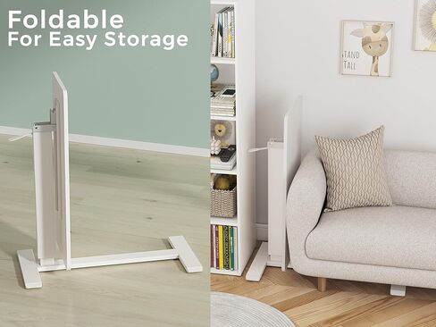 طاولة طي قابلة للطي مع عجلات ، طاولة سرير طبية قابلة للارتقاء من الغاز ، ومكتب كمبيوتر محمول كبير متداول ، يتساقط لأسفل لسهولة التخزين والمستشفى والمنزل (31.5 "W × 15.7" د ، أبيض) in Kuwait