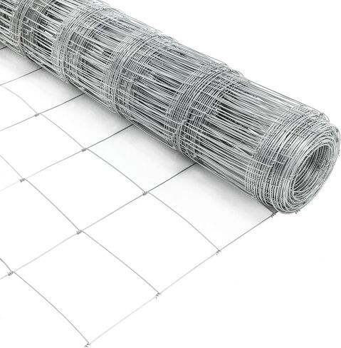 Galvanized Farm Fence 5Ft x 164Ft, Farm Wire Fencing Deer Fence,Heavy Duty Galvanized Field Wire Fencing for Dog Chicken Hog Deer Goat Cattle, Yard Vegetable Plant Animals Protection Poultry in Saudi Arabia