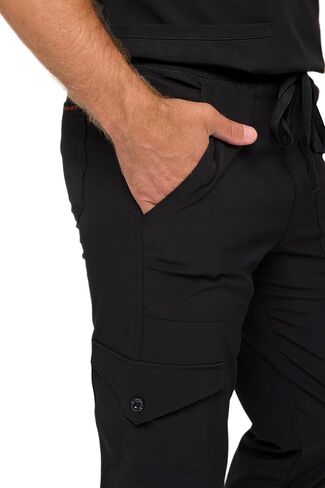 Natural Uniforms Mens Stretch Multi-Pocket Cargo Scrub Set in Saudi Arabia