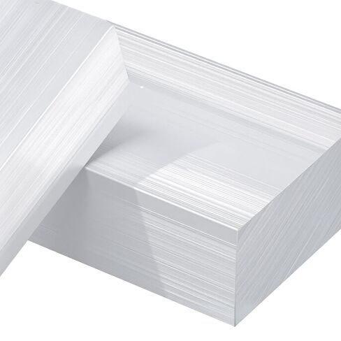 JEUIHAU 6 PCS 1 x 2 x 4 Inch Square Aluminum Bar, Aluminum Block 6061 Flat Bar Block for Milling Lathe Work in Saudi Arabia