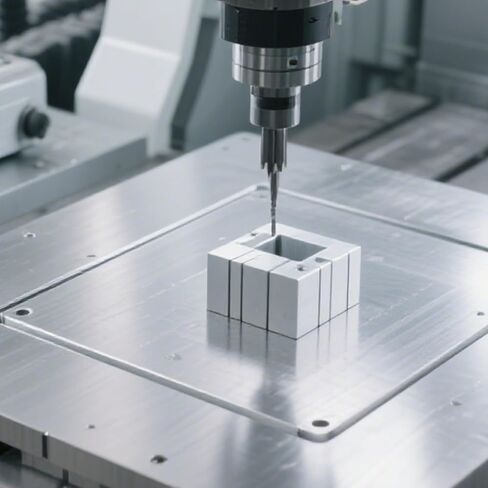 JEUIHAU 6 PCS 1 x 2 x 4 Inch Square Aluminum Bar, Aluminum Block 6061 Flat Bar Block for Milling Lathe Work in Saudi Arabia