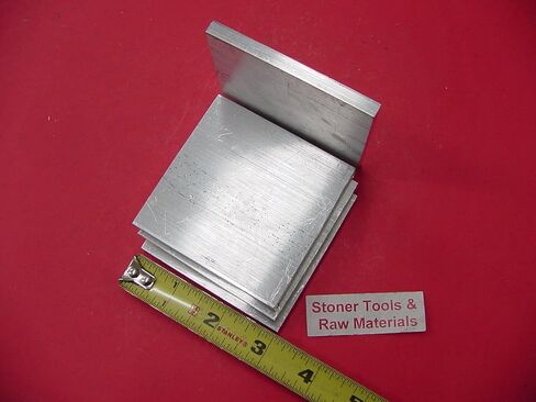 4 Pieces 1/4" X 3" Aluminum 6061 Flat BAR 3" Long T6511 Solid Plate Mill Stock in Saudi Arabia