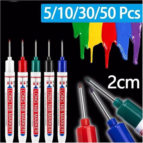 علامات رأس NIB CAARLA ثقب عميق طويل NIB SCRIBER 5-50PCS ماء 2 سم in Kuwait