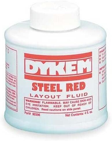 Dykem 80396 سائل التصميم ، الفولاذ (4 أوقية - حزمة حمراء اللون من 2) in Saudi Arabia