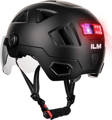 خوذة الدراجة الذكية للبالغين مع إشارة G-SENSOR التلقائية وفرامل تحذير LED LED Control Cyncling خوذة E3-12LS in Kuwait