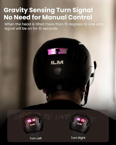 خوذة الدراجة الذكية للبالغين مع إشارة G-SENSOR التلقائية وفرامل تحذير LED LED Control Cyncling خوذة E3-12LS in Kuwait