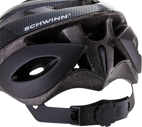 خوذة Schwinn Thrasher للبالغين ، بحجم 58-62 سم ​​للركاب الذين تتراوح أعمارهم بين 14+ ، Microshell ، Dial و Straps القابل للتعديل ، الحشو الداخلي ، فتحات التهوية ، مضاءة أو غير مضاءة ، مقنعة ، خوذة للدراجة البالغة in Saudi Arabia