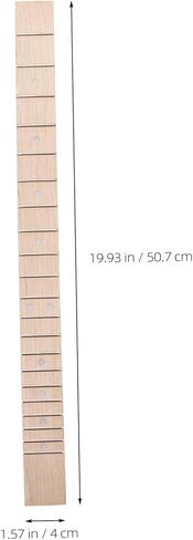 TOYANDONA Electric Guitar Fingerboard Replacement Frets Canadian Maple Neck with Dots for Various Music Styles and Genres Convenient and Portable Fret Design for Easy Exploration in Saudi Arabia