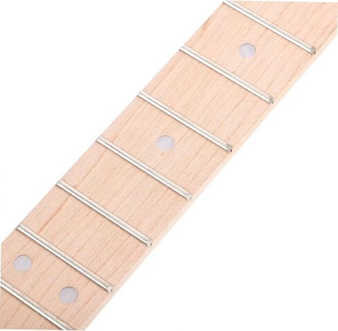 TOYANDONA Electric Guitar Fingerboard Replacement Frets Canadian Maple Neck with Dots for Various Music Styles and Genres Convenient and Portable Fret Design for Easy Exploration in Saudi Arabia