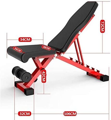 Weight Benches Bench with Dumbbells Supine Table Sit-up Help Exercise Equipment Home Multifunctional Fitness Chair Fitness Bench Stool in Saudi Arabia