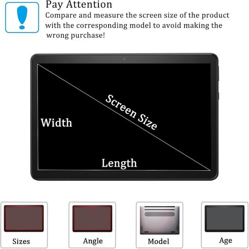 i-Tensodo 2 حزمة شاشة زجاجية مقسّمة من أجل 8 بوصة قرص Gen4 2024 / onn 8 بوصة لوحي 2024 ، 2.5D ، HD Clear ، 9H صلابة 9H in Kuwait