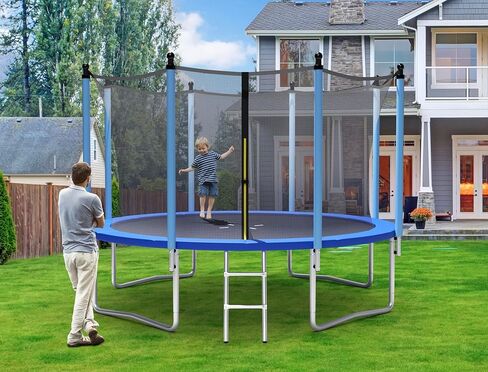 Goplus trampoline 8ft 10ft 12ft 14ft 15ft 15ft 16ft ، ASTM معتمد in Kuwait