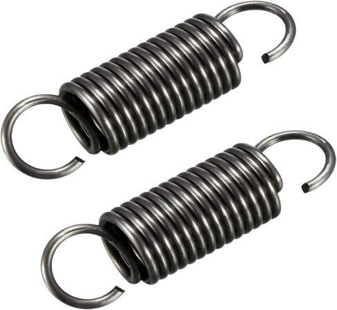 Springs,dualhooksprings, 4 Pcs Tension Spring, Spring Steel Dual Hook Tension Springs, WD 1mm OD 5-10mm, Length 20-300mm(1 x 6 x 150 mm) in Saudi Arabia