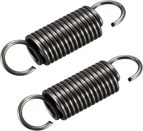 Springs,dualhooksprings, 4 Pcs Tension Spring, Spring Steel Dual Hook Tension Springs, WD 1mm OD 5-10mm, Length 20-300mm(1 x 6 x 150 mm) in Saudi Arabia