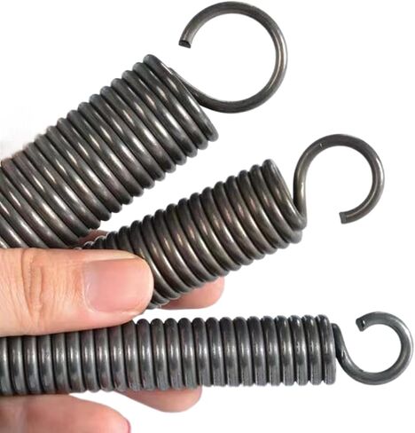 Springs,dualhooksprings, 2 Pcs Tension Spring, Spring Steel Dual Hook Tension Springs, WD 1.8mm OD 8-20mm, Length 40-400mm(1.8 x 18 x 140 mm) in Saudi Arabia