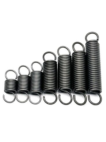Extension Spring,Tension Springs, Spring Steel , Wire Diameter 0.5 mm, OD 7 mm, Free Length 100-1000 mm, 5 Pcs(0.5 x 7 x 130 mm) in Saudi Arabia