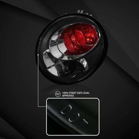 AutoZensation متوافق مع الخنفساء VW 1998-2005 ، مجموعة الزوج الأيسر + اليمين ، Euro Chrome Housing Lins Lens Lights in Kuwait