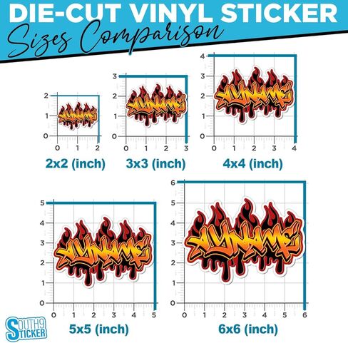 Custom Graffiti Name Sticker Personalized Custom Font Graffiti Name Decal Die-Cut Vinyl Stickers for Hard Hat Water Bottle Laptop Kindle Cars Aesthetic Decoration Stuff Gifts for Him Her Kids in Saudi Arabia