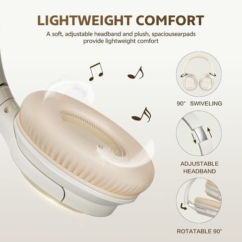 Wireless Headphones for TV,2.4GHz TV Headphones Wireless for Seniors with Transmitter Charging Base, Support Optical,AUX,RCA and USB, High Volume No Audio Delay, Plug and Play, 65hr Playtime in Saudi Arabia