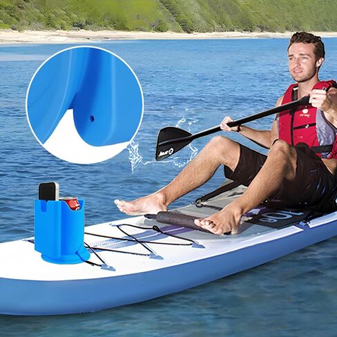 حامل كأس Paddleboard ، حامل كأس كاياك 2-في 1 حامل للشراب والهاتف لملحقات لوحات التجديف ، الزوارق وملحقات قوارب الكاياك in Kuwait