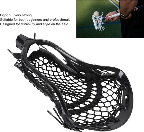 2F FaceoffLacrosse Head Strung with Type 4f Mesh, Lacrosse Stick Head Training Equipment for Competition Offensive Defensive Strategies with Various Lacrosse Equipment in Saudi Arabia