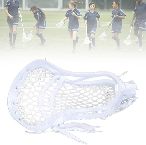 Powerful Nylon 2F FaceoffLacrosse Head Strung with Type 4f Mesh, Strung Lacrosse Head for Competition Offensive Defensive Strategies with Various Lacrosse Equipment in Saudi Arabia