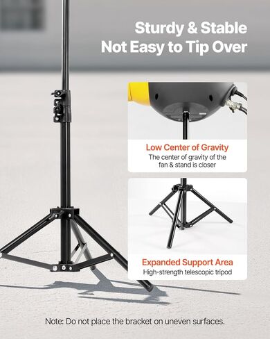 VEVOR Foam Machine, 115 W Party Foam Cannon, Portable Foam Maker with a Tripod Stand, Powerful Foam Party Machine, for Backyard, Pool, Outdoor Events, Birthdays, Celebrations and Party, Grey & Orange in Kuwait