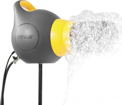 VEVOR Foam Machine, 115 W Party Foam Cannon, Portable Foam Maker with a Tripod Stand, Powerful Foam Party Machine, for Backyard, Pool, Outdoor Events, Birthdays, Celebrations and Party, Grey & Orange in Kuwait