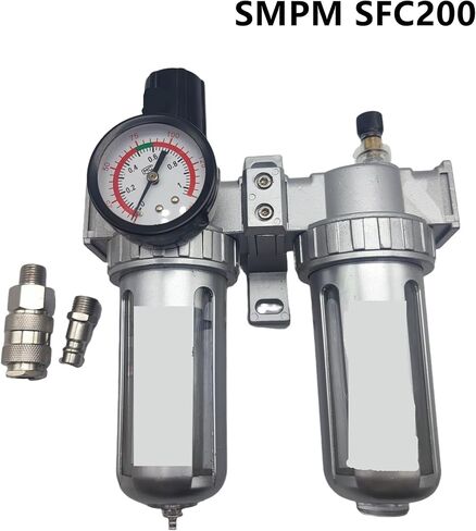 SFC-200 SFC-300 SFC-400 Air Filter Regulator Air Compressor Oil Water Separator Trap Filter Regulator Valve Automatic Drain(SFC-400 NO JOINT) in Saudi Arabia