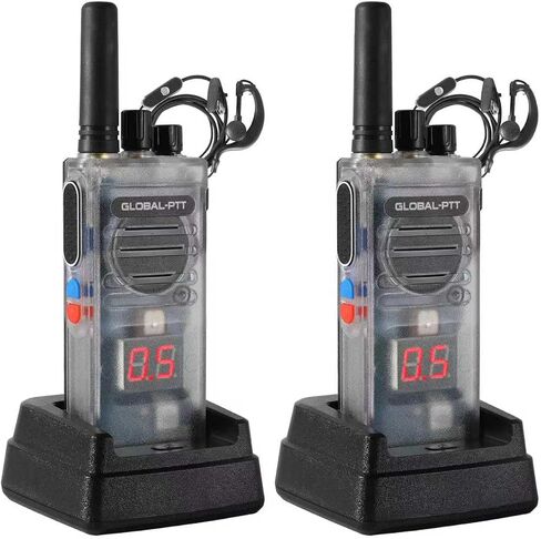 G5 Global PTT 4G LTE في اتجاهين POC Radio Range Onlimited Range-Digital Display 16 قناة مع تقنية تشفير شاملة (أسود) in Saudi Arabia