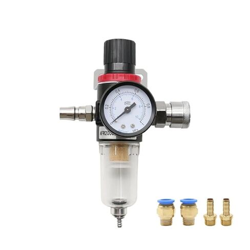 AFR-2000 Pneumatic Filter Air Treatment Unit Pressure Regulator Compressor Reducing Valve Oil Water Separation Gauge(PC 8mm Fitting) in Saudi Arabia