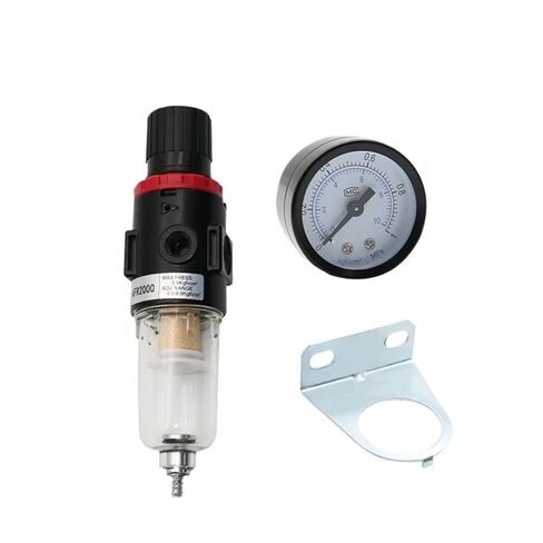 AFR-2000 Pneumatic Filter Air Treatment Unit Pressure Regulator Compressor Reducing Valve Oil Water Separation Gauge(PC 8mm Fitting) in Saudi Arabia